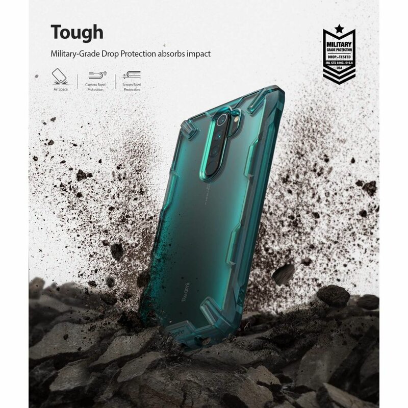 Husa Xiaomi Redmi Note 8 Pro Ringke Fusion X - Turquoise Green