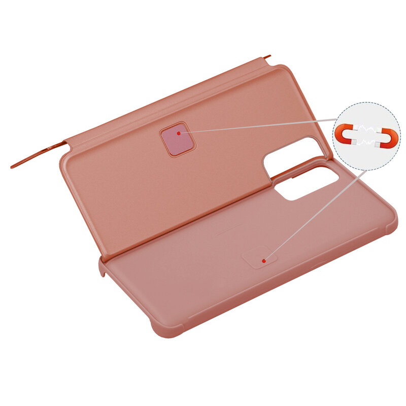 Husa Samsung Galaxy S20 Flip Standing Cover - Pink