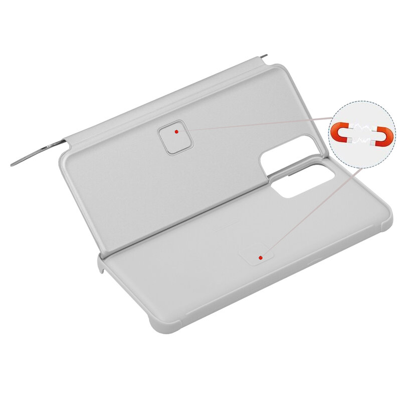 Husa Samsung Galaxy S20 Plus 5G Flip Standing Cover - Silver