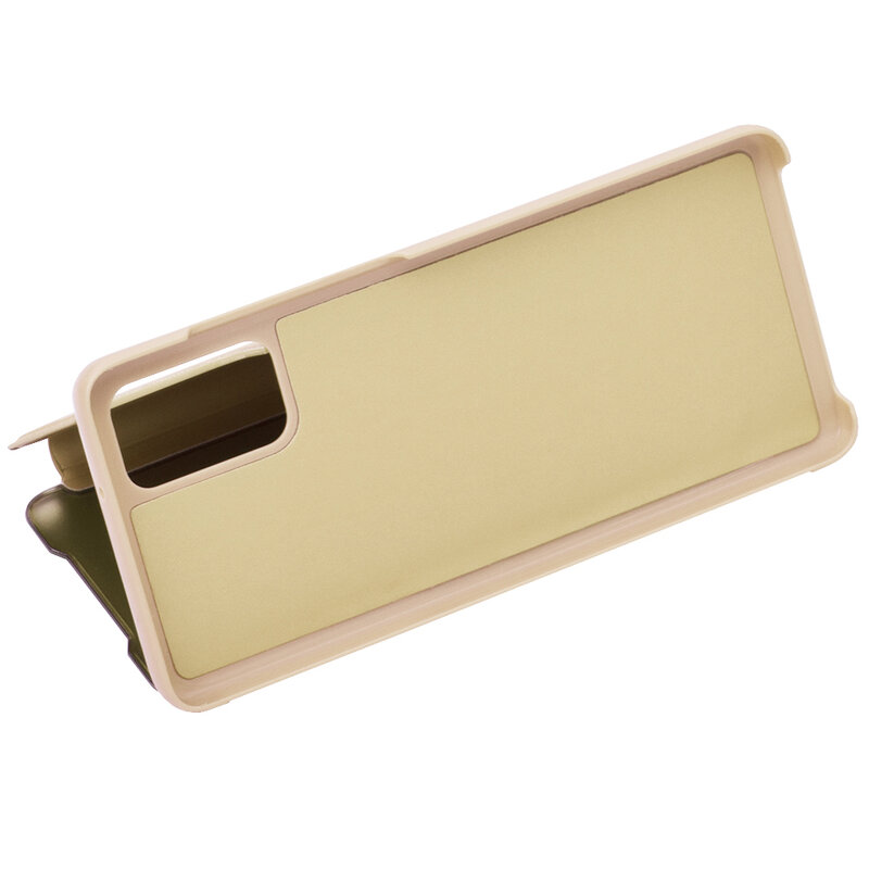 Husa Samsung Galaxy S20 Plus Flip Standing Cover - Gold