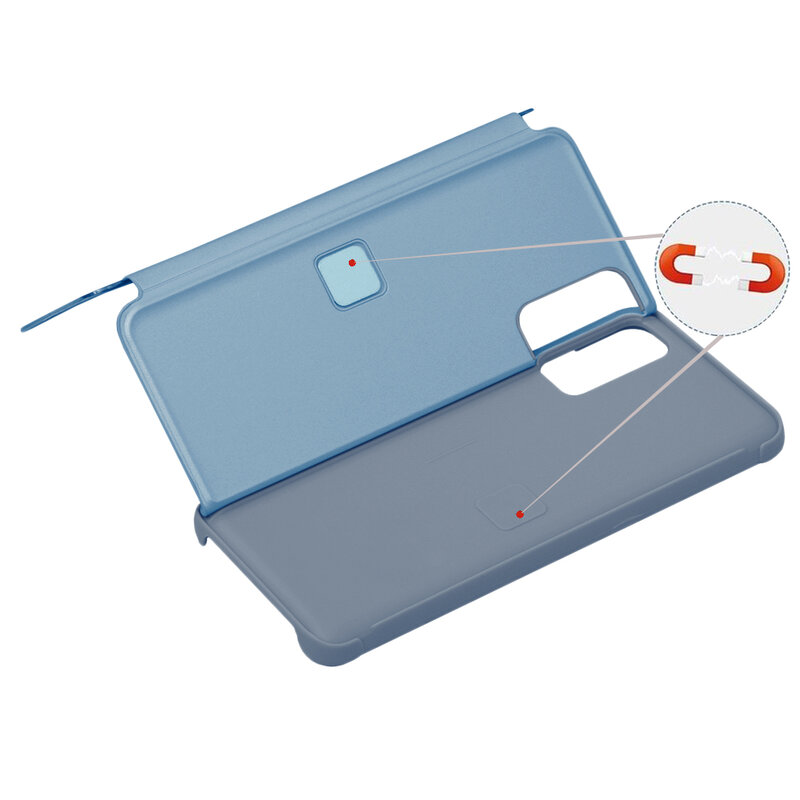 Husa Samsung Galaxy S20 5G Flip Standing Cover - Blue