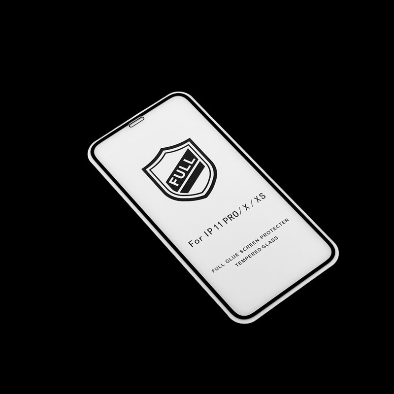 Folie Sticla iPhone X, iPhone 10 Lito 2.5D Full Glue Full Cover Cu Rama - Negru