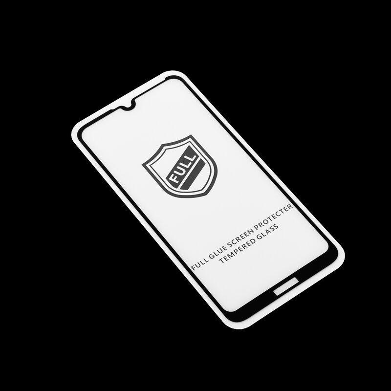 Folie Sticla Huawei Y7 2019 Lito 2.5D Full Glue Full Cover Cu Rama - Negru