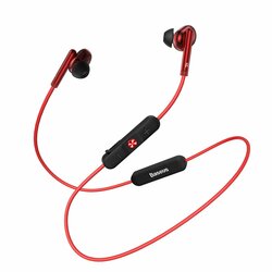 Casti In-Ear Baseus Encok S30 Wireless Earphone Bluetooth Neck Hung - NGS30-09 - Rosu