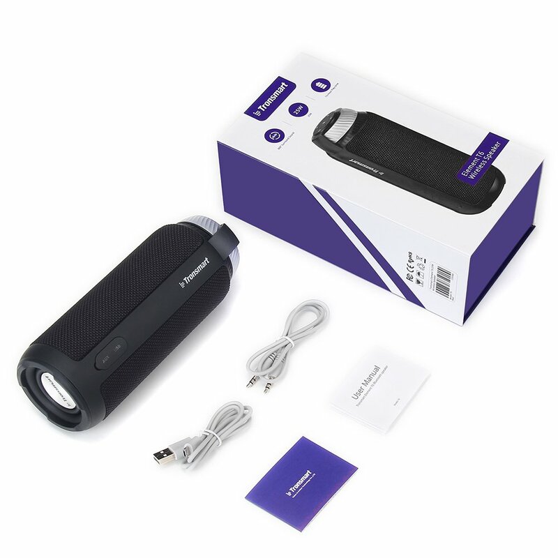 Boxa Portabila Tronsmart T6 Portable Wireless Bluetooth 4.1 Universal Speaker 25W - Negru