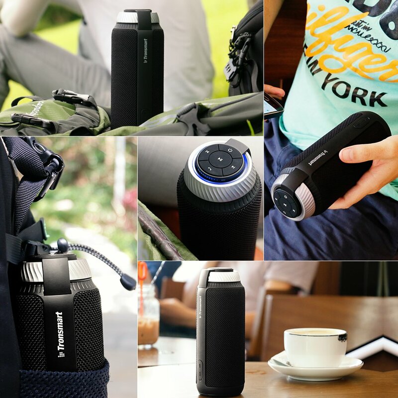 Boxa Portabila Tronsmart T6 Portable Wireless Bluetooth 4.1 Universal Speaker 25W - Negru