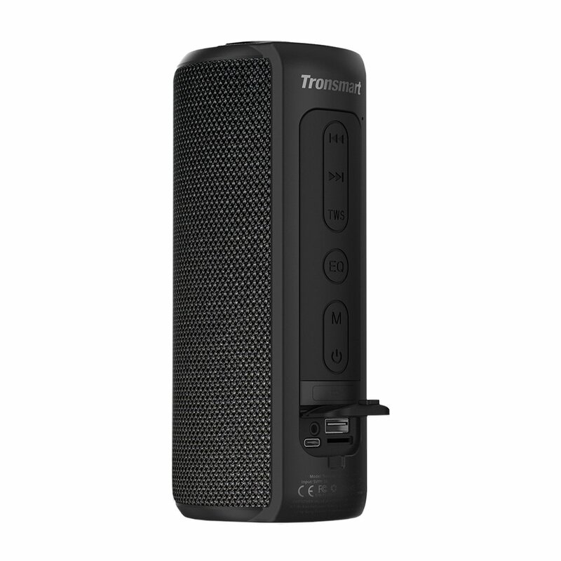 Boxa Portabila Tronsmart Element T6 Plus Portable Wireless Bluetooth 5.0 Universal Speaker 40W - Negru