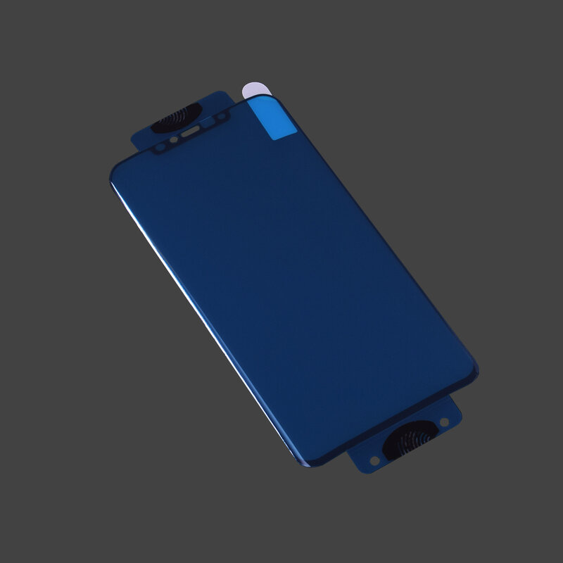 Folie Ecran Curbat Huawei Mate 20 Pro Nano FullGlue 9H - Negru