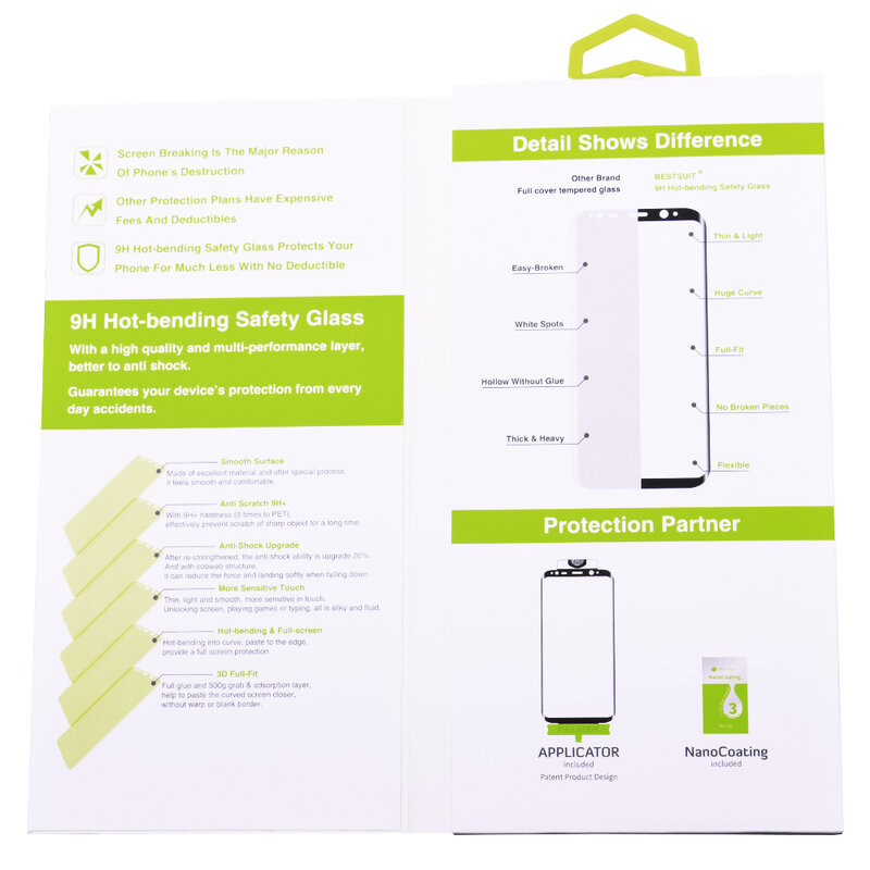 Folie Ecran Curbat Huawei Mate 20 Pro Nano FullGlue 9H - Negru