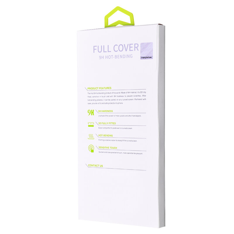 Folie Ecran Curbat Huawei Mate 20 Pro Nano FullGlue 9H - Negru