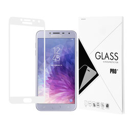 Folie Protectie Samsung Galaxy J4 2018 3D Full Glue - Alb