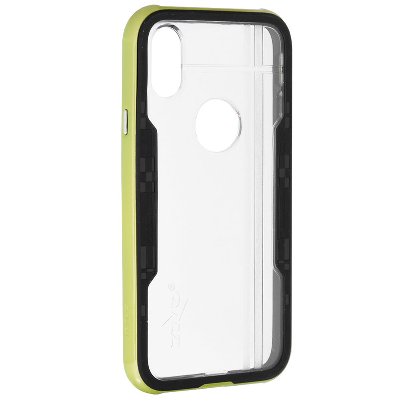 Husa Iphone X, iPhone 10 Zizo Shock + Folie Sticla Securizata - Green