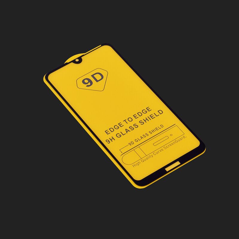 Folie Sticla Huawei Y7 2019 FullGlue Mobster - Black