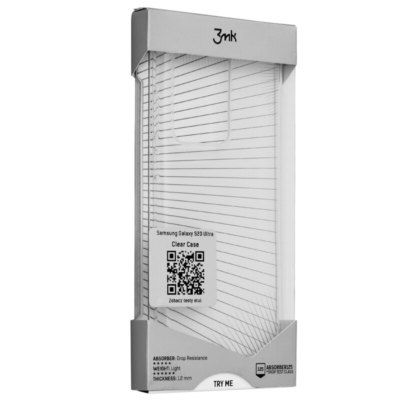 Husa Samsung Galaxy S20 Ultra 5G 3mk Clear Case - Clear