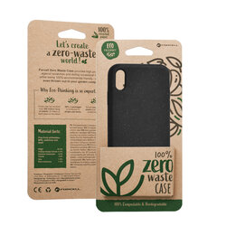 Husa iPhone XS Max Forcell Bio Zero Waste Eco Friendly - Negru