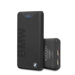 Acumulator extern Wireless 10000 mAh BMW, 2 Porturi USB + Qi Tech. - Negru BMWCPB10KLOB