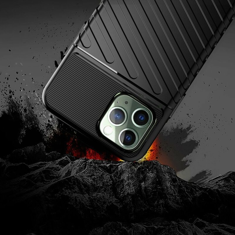 Husa iPhone 11 Pro Max Thunder Flexible Tough TPU - Verde