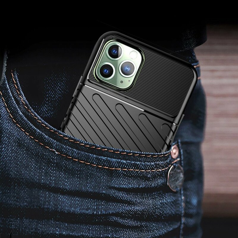 Husa iPhone 11 Pro Max Thunder Flexible Tough TPU - Verde