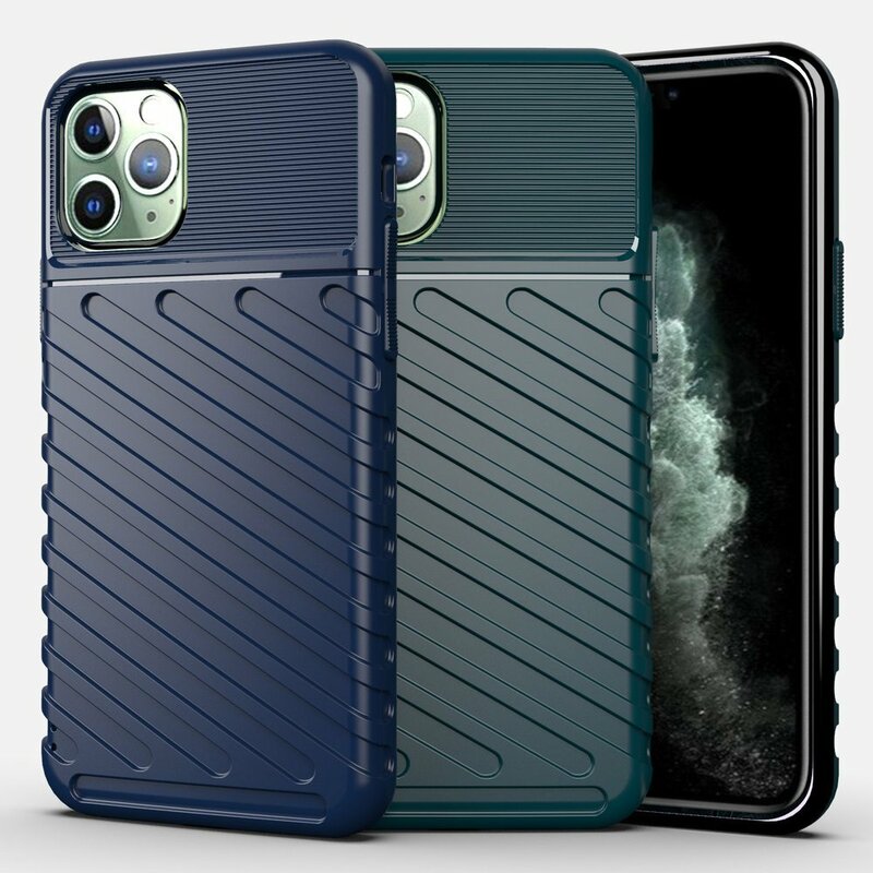 Husa iPhone 11 Pro Max Thunder Flexible Tough TPU - Verde