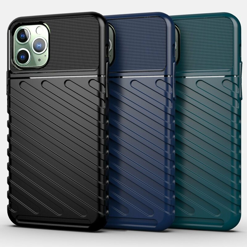 Husa iPhone 11 Pro Max Thunder Flexible Tough TPU - Verde