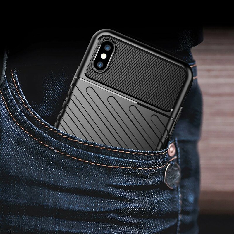 Husa iPhone XS Max Thunder Flexible Tough TPU - Verde
