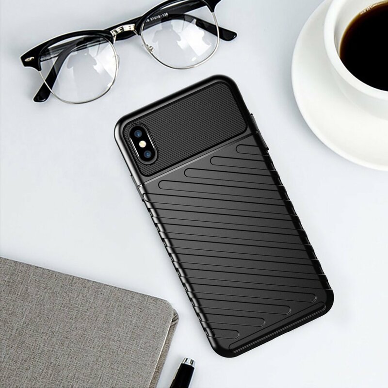 Husa iPhone XS Max Thunder Flexible Tough TPU - Verde