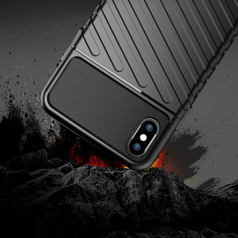 Husa iPhone XS Max Thunder Flexible Tough TPU - Verde