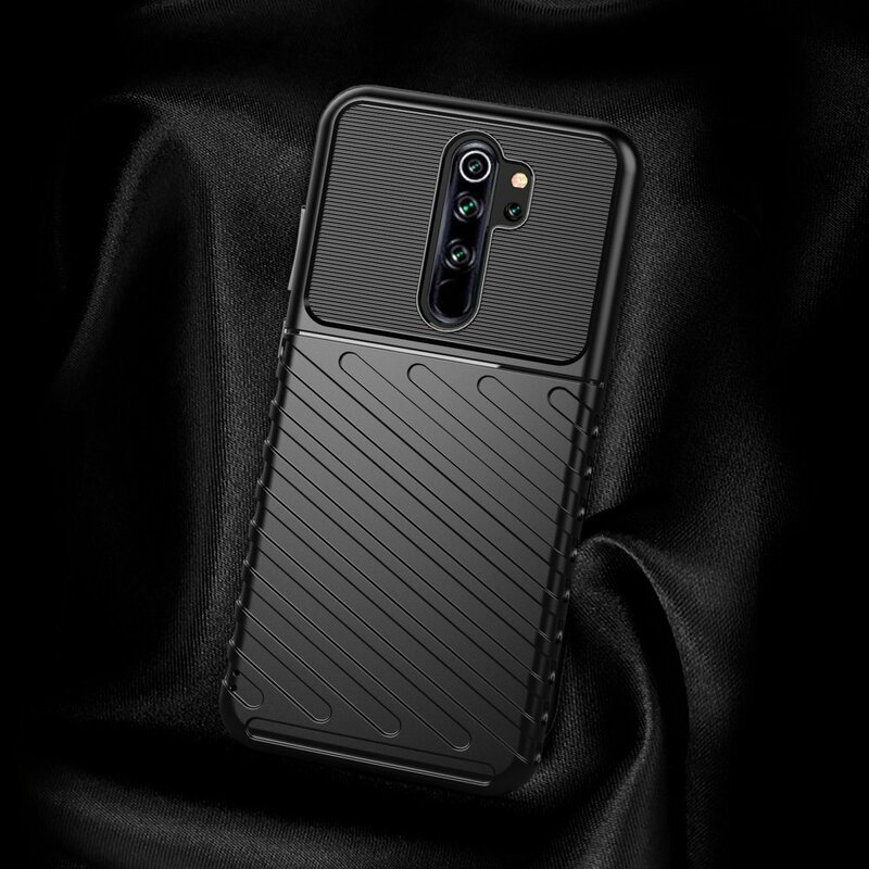 Husa Xiaomi Redmi Note 8 Pro Thunder Flexible Tough TPU - Negru