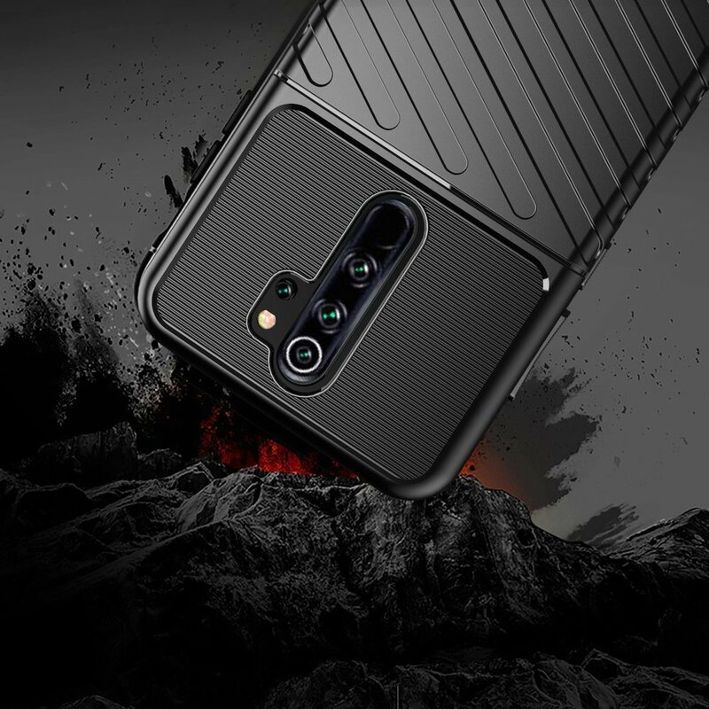 Husa Xiaomi Redmi Note 8 Pro Thunder Flexible Tough TPU - Negru