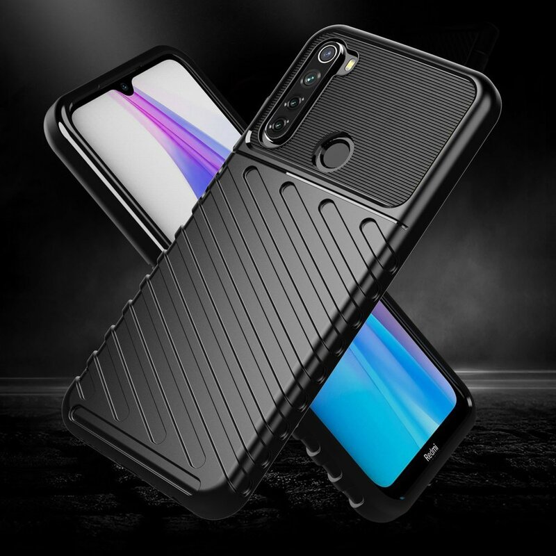 Husa Xiaomi Redmi Note 8T Thunder Flexible Tough TPU - Albastru