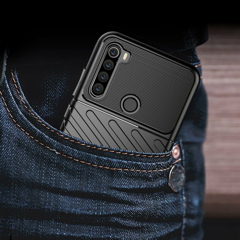 Husa Xiaomi Redmi Note 8T Thunder Flexible Tough TPU - Albastru