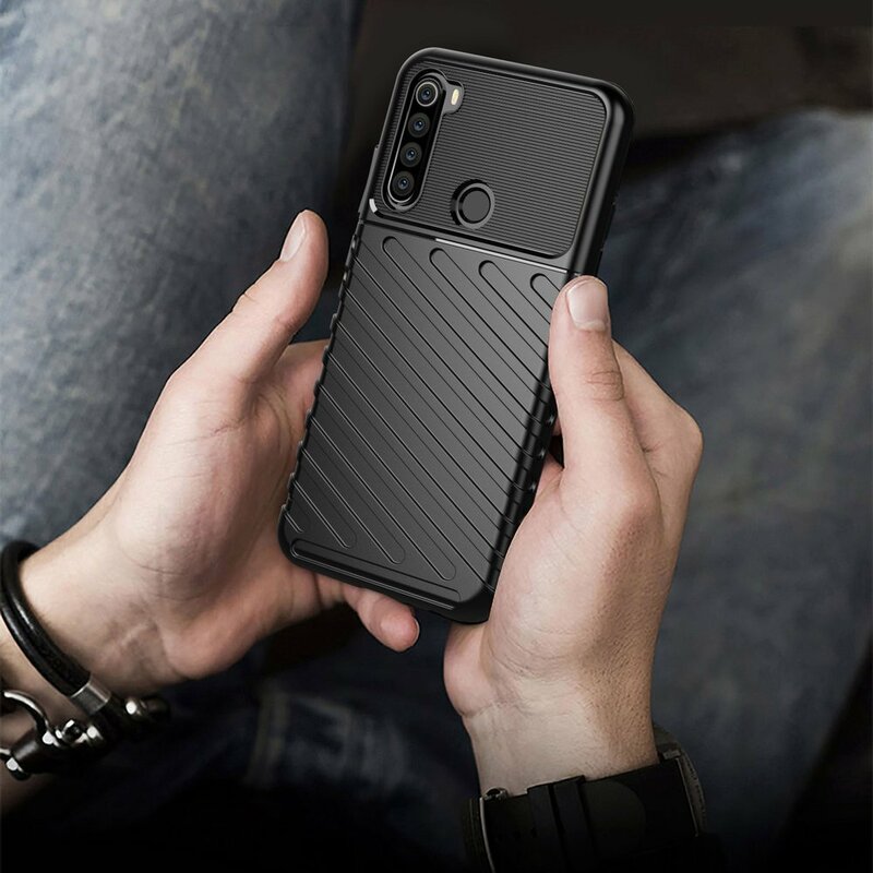 Husa Xiaomi Redmi Note 8T Thunder Flexible Tough TPU - Albastru
