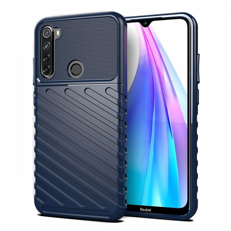 Husa Xiaomi Redmi Note 8T Thunder Flexible Tough TPU - Albastru