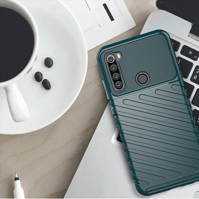 Husa Xiaomi Redmi Note 8T Thunder Flexible Tough TPU - Albastru