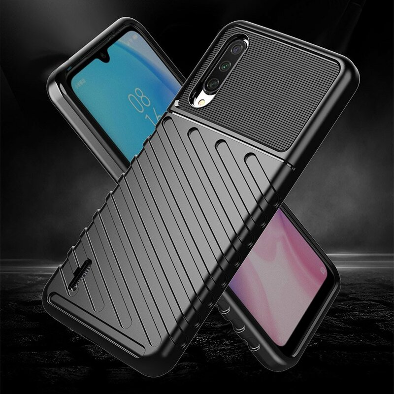 Husa Xiaomi Mi A3 / Mi CC9e Thunder Flexible Tough TPU - Albastru