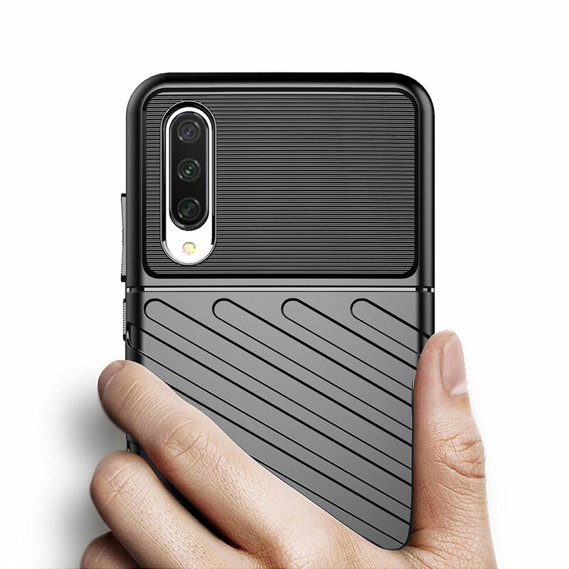 Husa Xiaomi Mi A3 / Mi CC9e Thunder Flexible Tough TPU - Negru