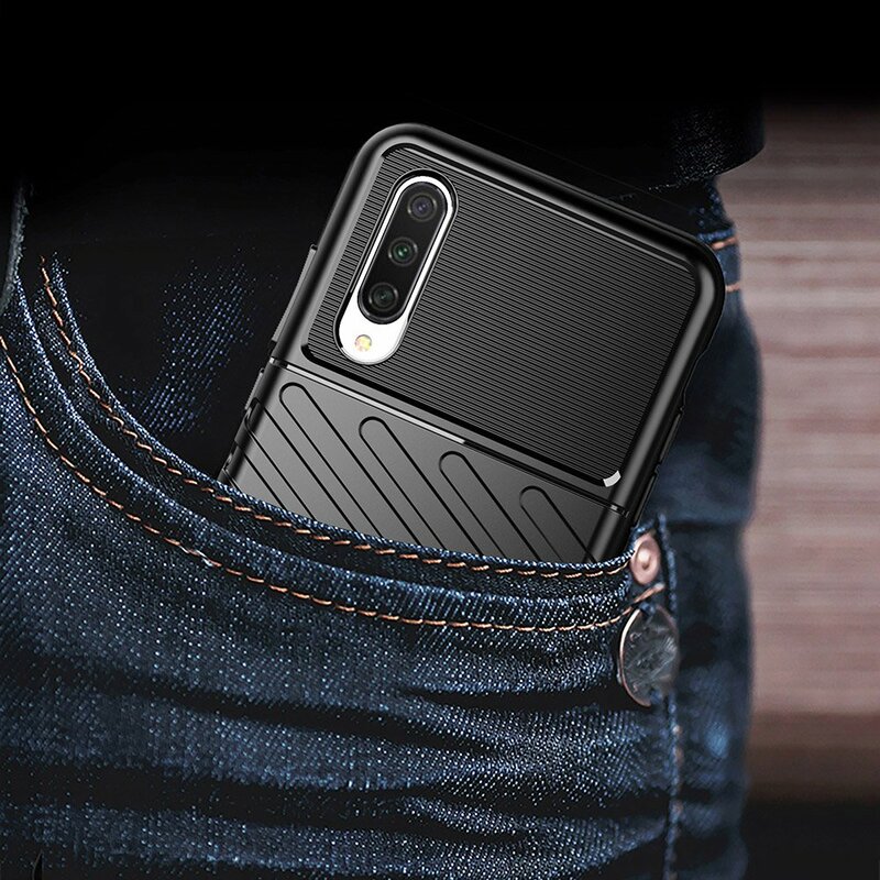 Husa Xiaomi Mi A3 / Mi CC9e Thunder Flexible Tough TPU - Negru