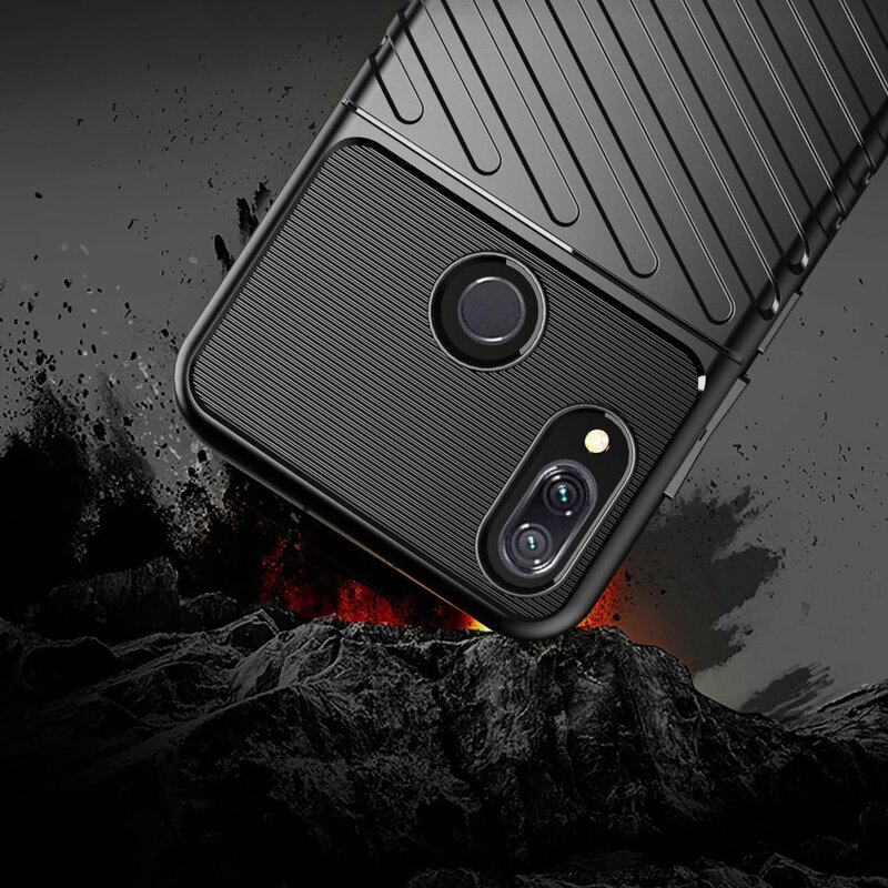 Husa Xiaomi Redmi Note 7 Pro Thunder Flexible Tough TPU - Albastru