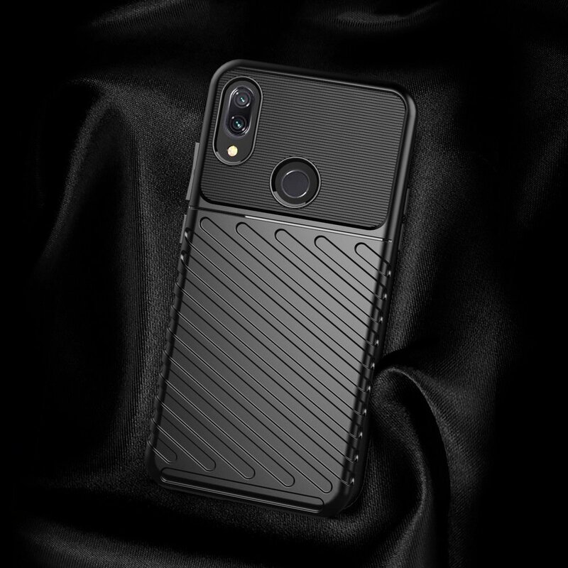 Husa Xiaomi Redmi Note 7 Thunder Flexible Tough TPU - Negru