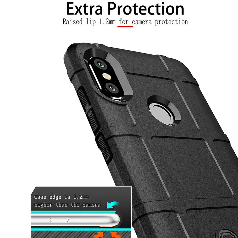 Husa Armor Xiaomi Redmi Note 6 Pro Mobster Shield - Negru