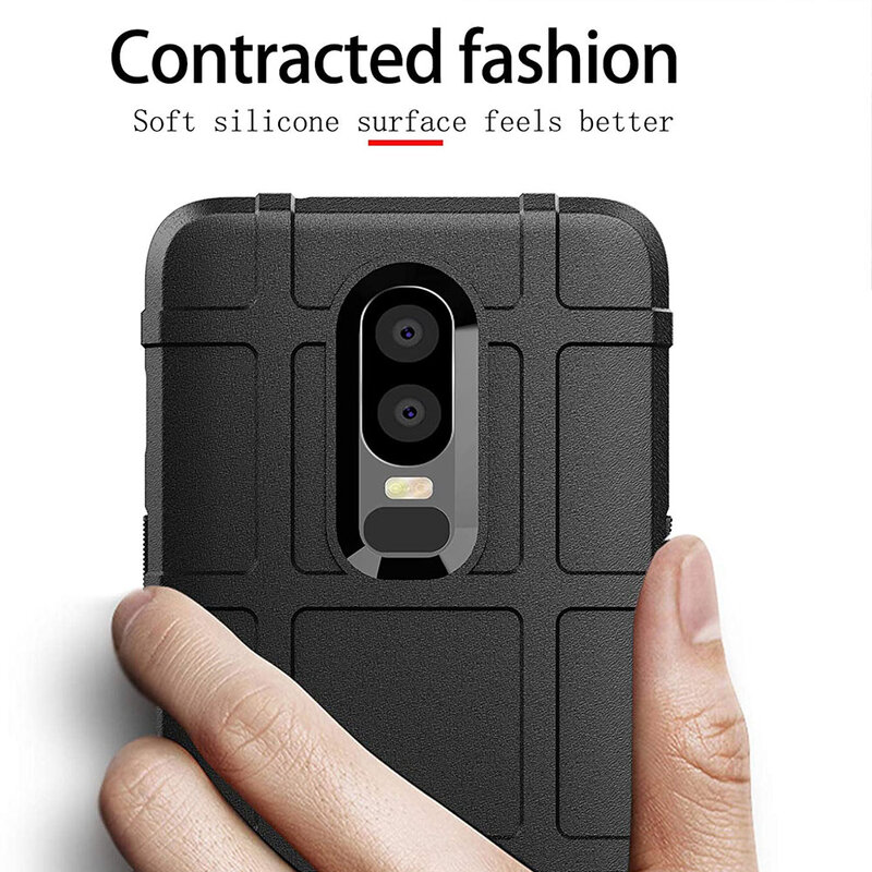 Husa Armor OnePlus 6 Mobster Shield - Albastru