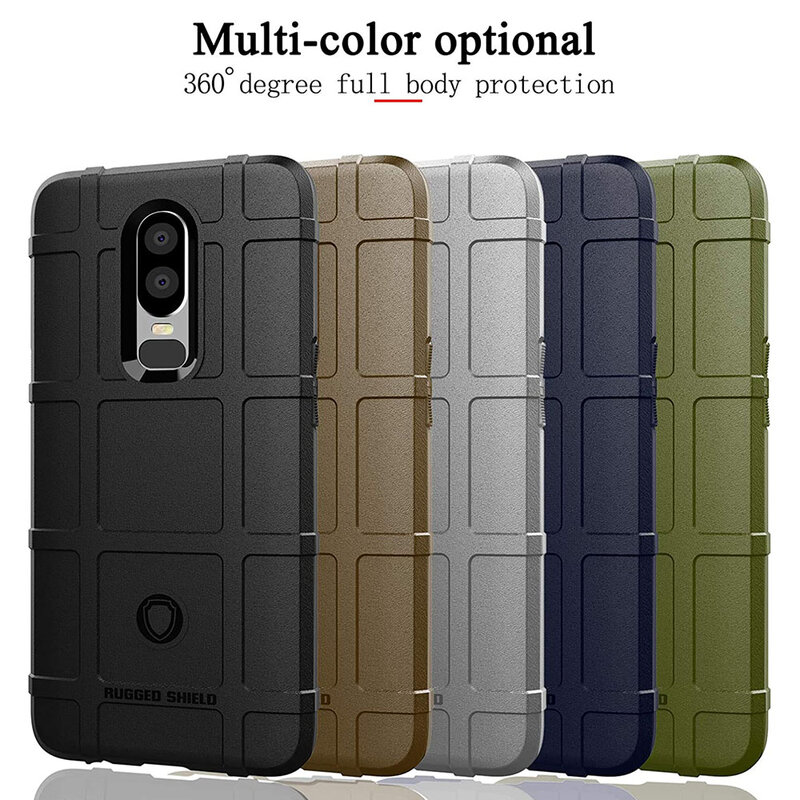 Husa Armor OnePlus 6 Mobster Shield - Albastru