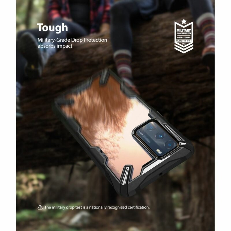 Husa Huawei P40 Ringke Fusion X - Black