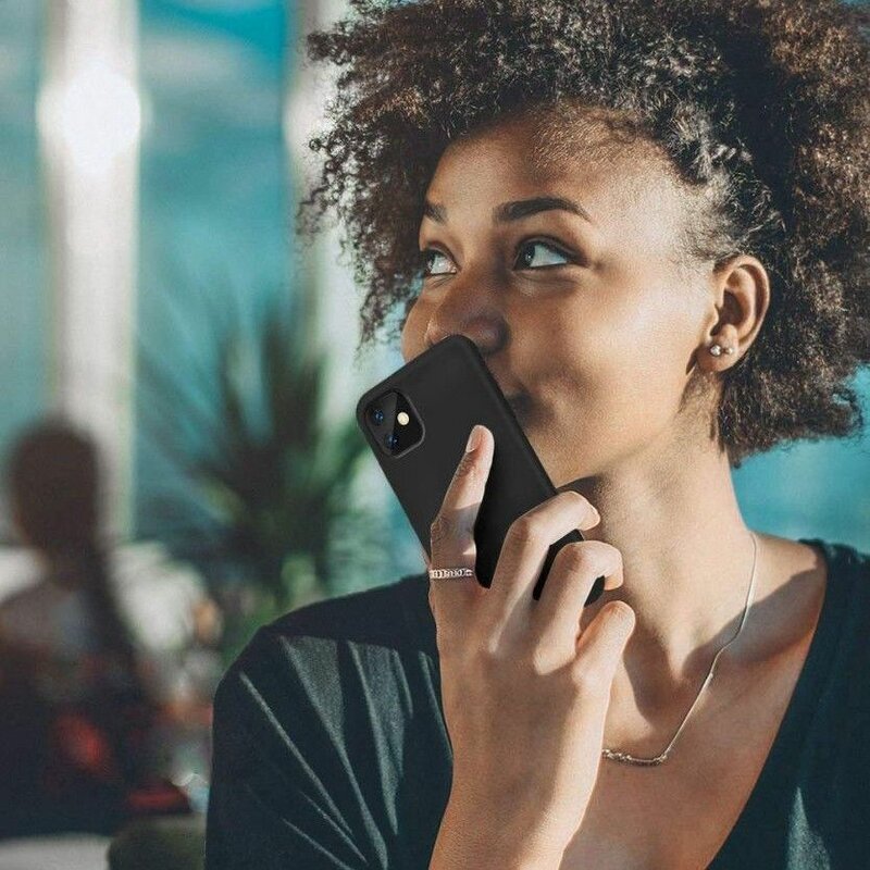 Husa Huawei P40 Lite Tech-Protect Icon/Smooth - Negru