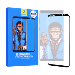 Folie Samsung Galaxy S9 Plus Blueo 5D Mr. Monkey Full Glue Cu Rama - Negru