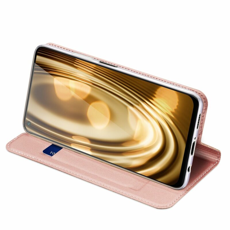 Husa Huawei P40 Lite Dux Ducis Flip Stand Book - Roz