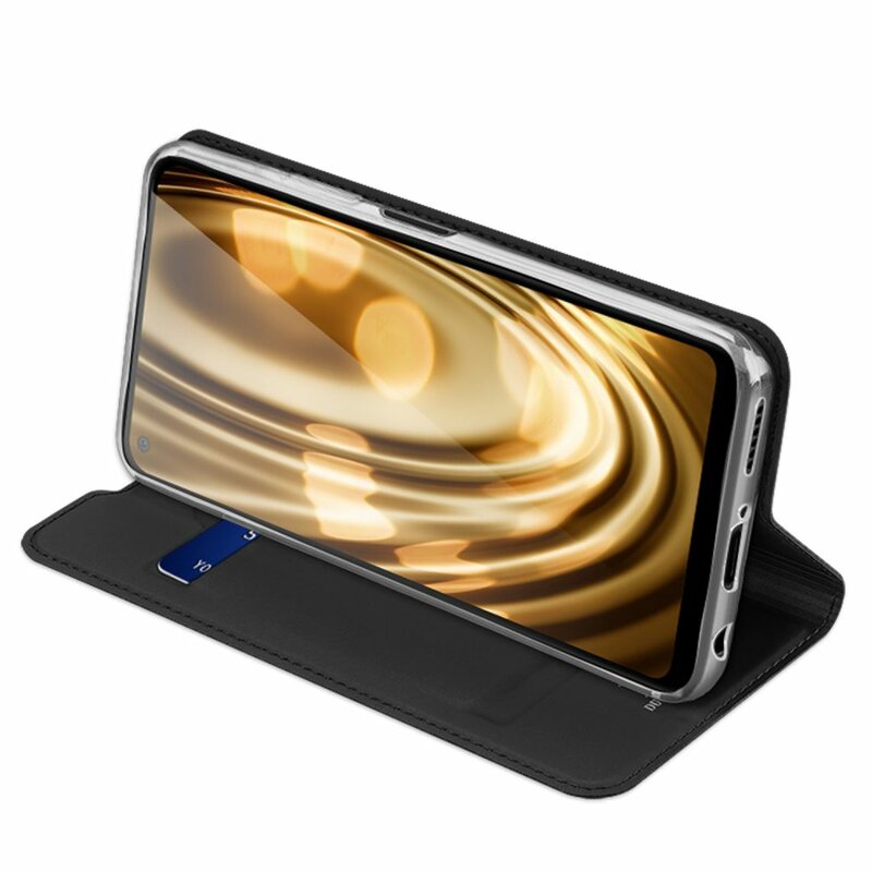 Husa Huawei P40 Lite Dux Ducis Flip Stand Book - Negru