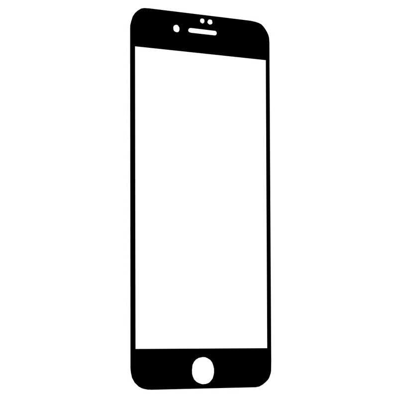 Sticla Securizata iPhone 8 Monkey Anti-Glare FullCover - Negru