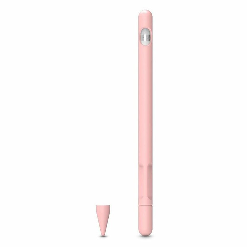 Husa Apple Pencil 1 Tech-Protect Smooth Din Silicon Flexibil Si Lavabil - Roz