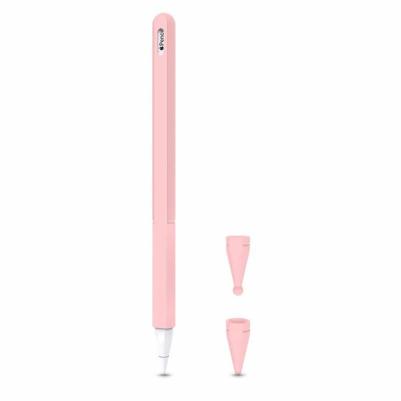 Husa Apple Pencil 2 Tech-Protect Smooth Din Silicon Flexibil Si Lavabil - Roz